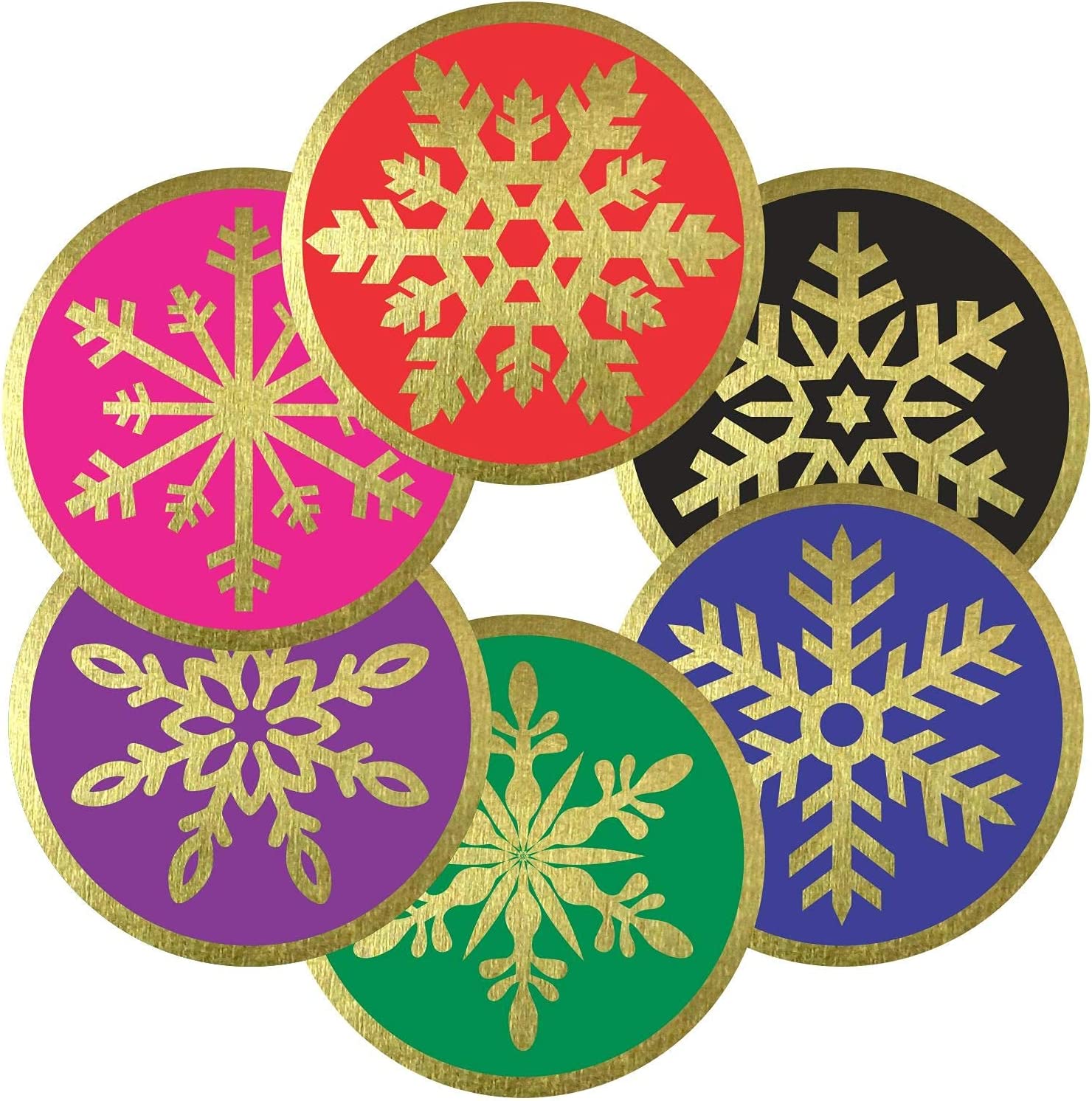 Snowflake Stickers - (Pack of 120) 2