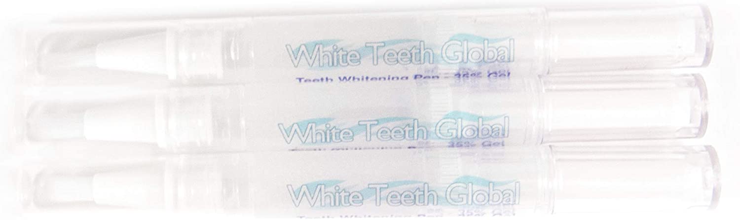 Deluxe Teeth Whitening 3 Pen Kit Filled with Carbamide Peroxide Tooth whitening Gel Made in USA Kosh