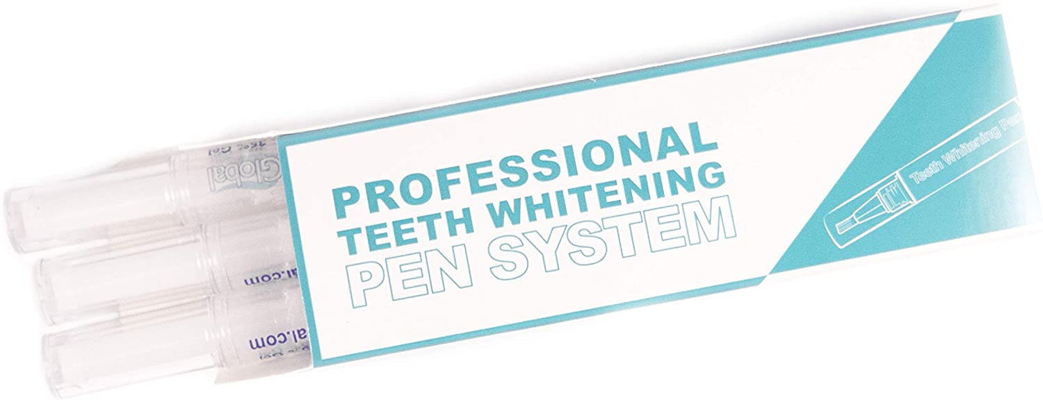 Deluxe Teeth Whitening 3 Pen Kit Filled with Carbamide Peroxide Tooth whitening Gel Made in USA Kosh