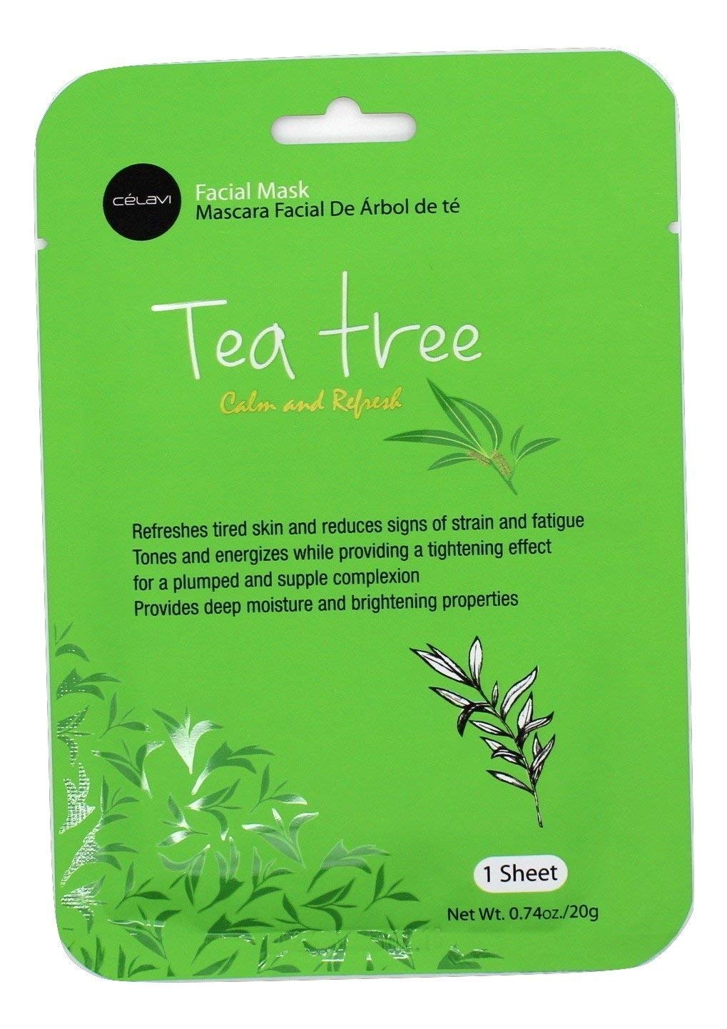 Celavi Essence Facial Face Mask Paper Sheet Korea Skin Care Moisturizing 6 packs for each 6 flavors