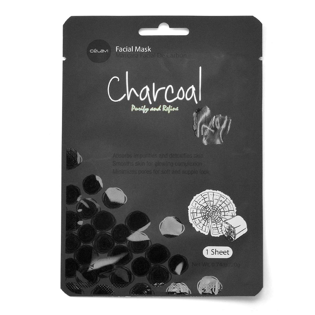 Celavi Essence Facial Face Mask Paper Sheet Korea Skin Care Moisturizing 6 packs for each 6 flavors