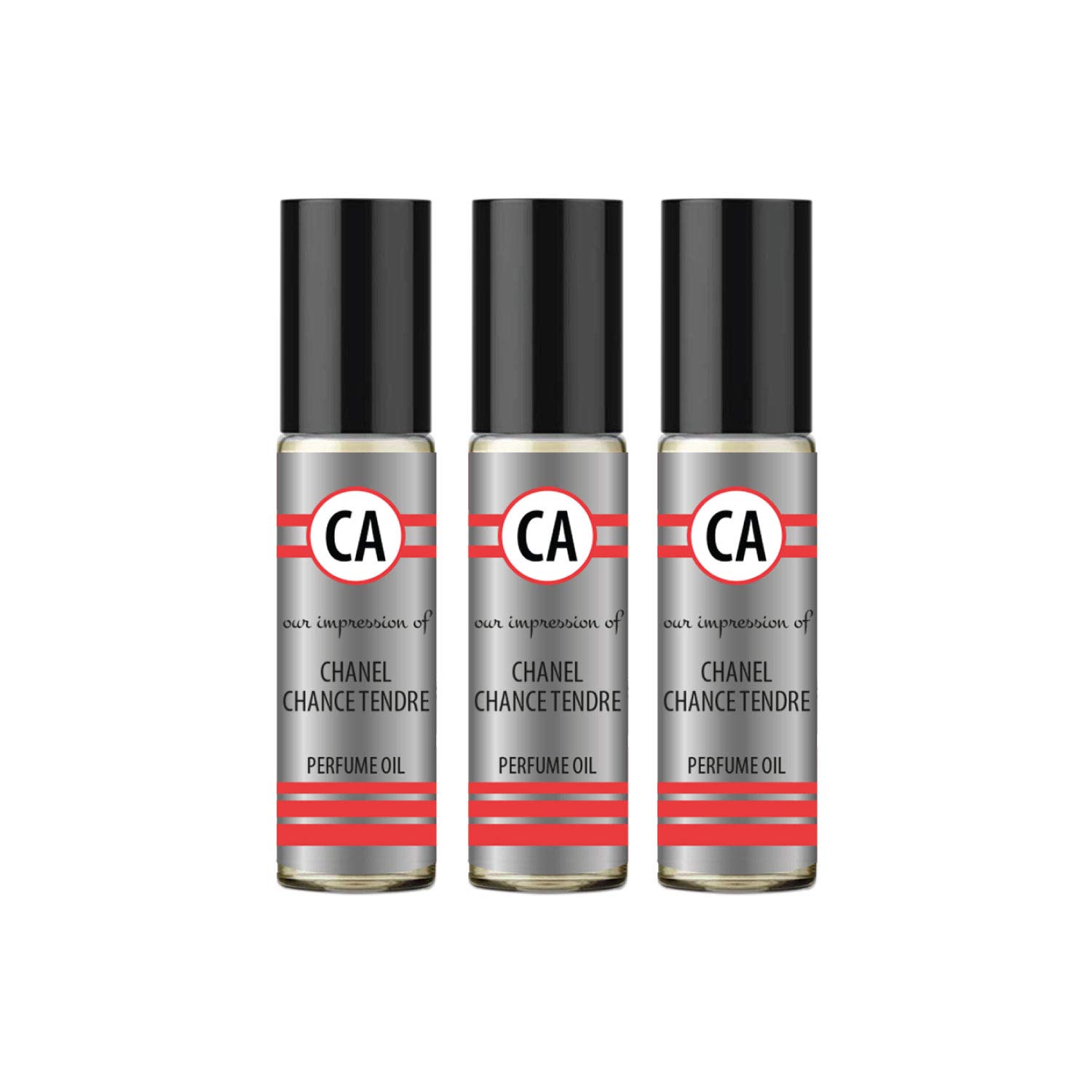 CA PERFUME TRIPLE SET (IMPRESSION OF CHANEL CHANCE TENDRE)