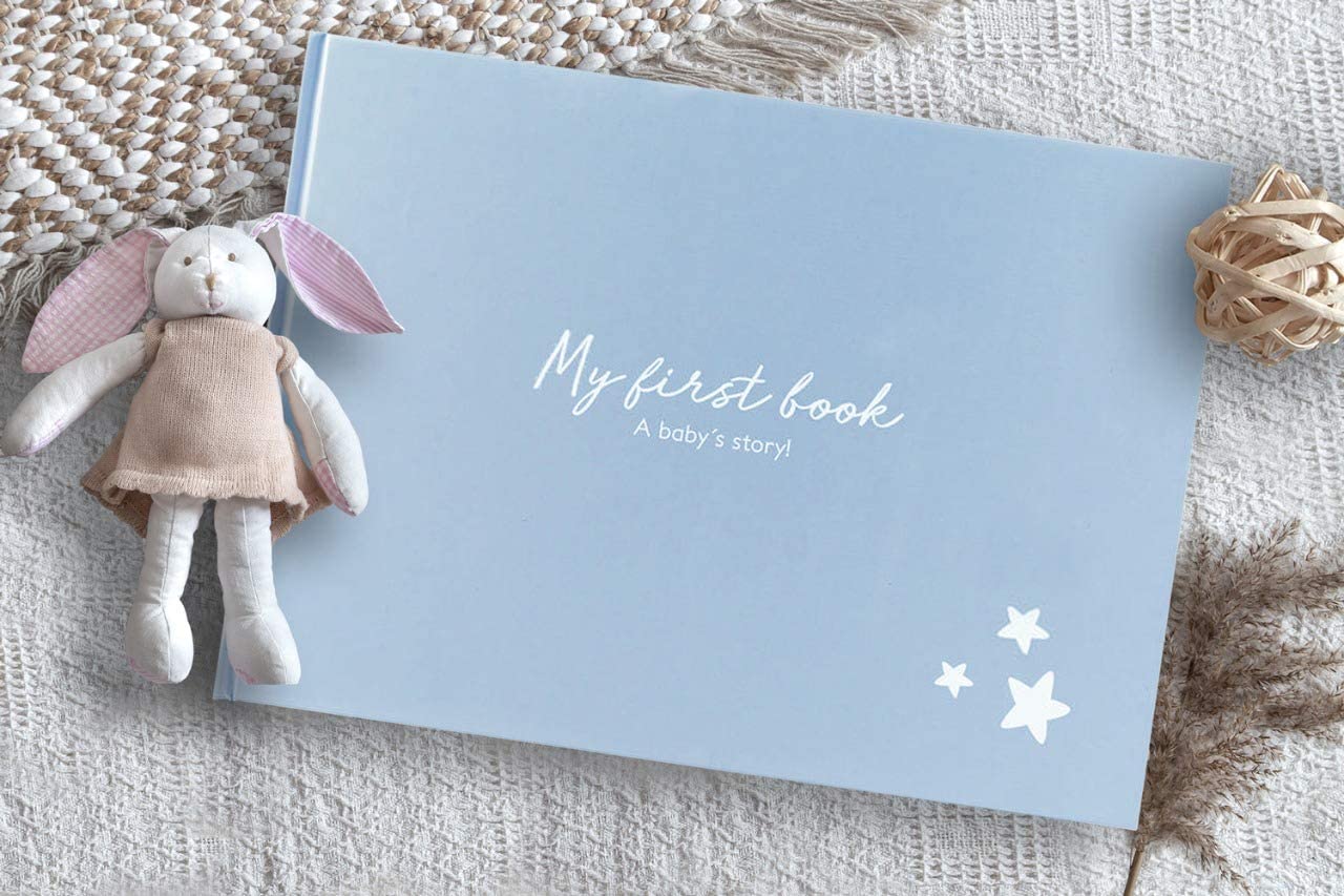Baby Memory Book and Baby Journal with Minimalistic and Modern Design