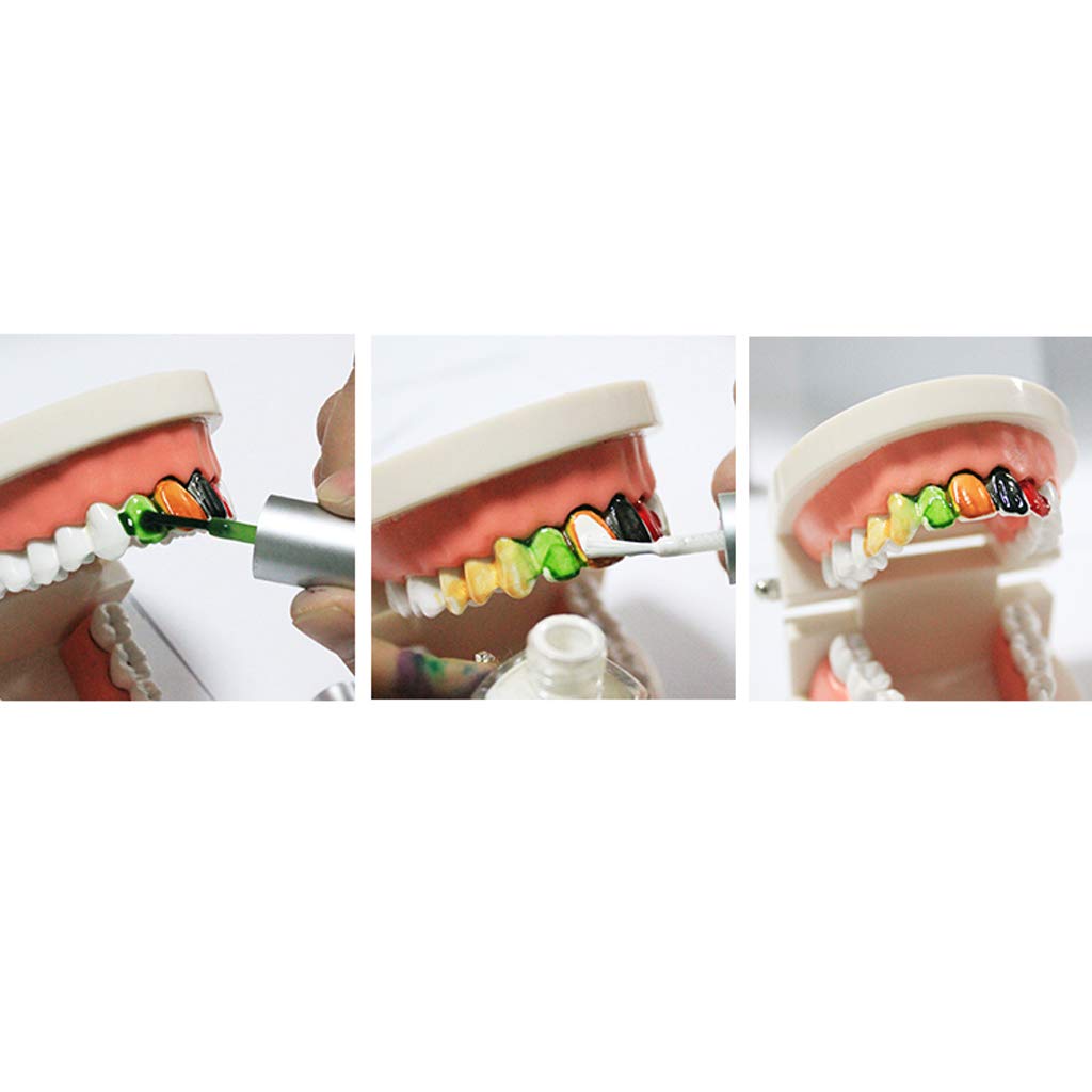Baosity Non Toxic Colorful Tooth Pigment Drawing Paints Tooth Makeup for Cosplay, Fancy Party, Hallo