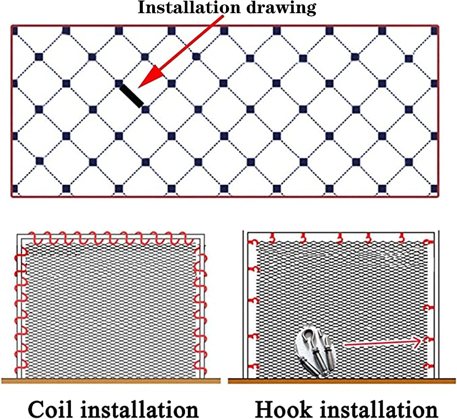 Cargo Nets,Protection Net,Truck Trailer Nets,Protection Fence Decor Woven Rope Truck Cargo Trailer N