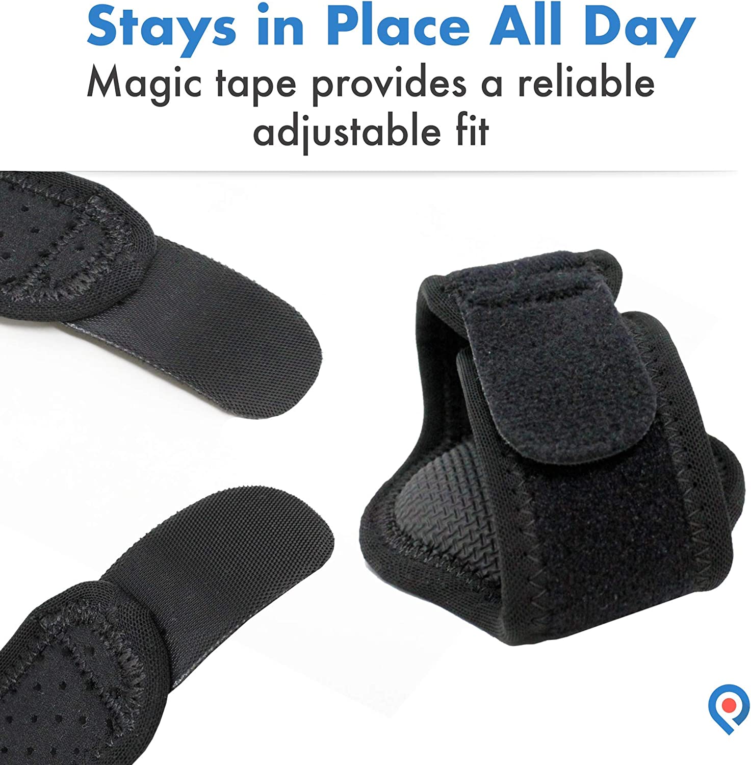 Pivit Arch Support Brace | Pair | Plantar Fasciitis Gel Strap for Men, Woman | Orthotic Compression 