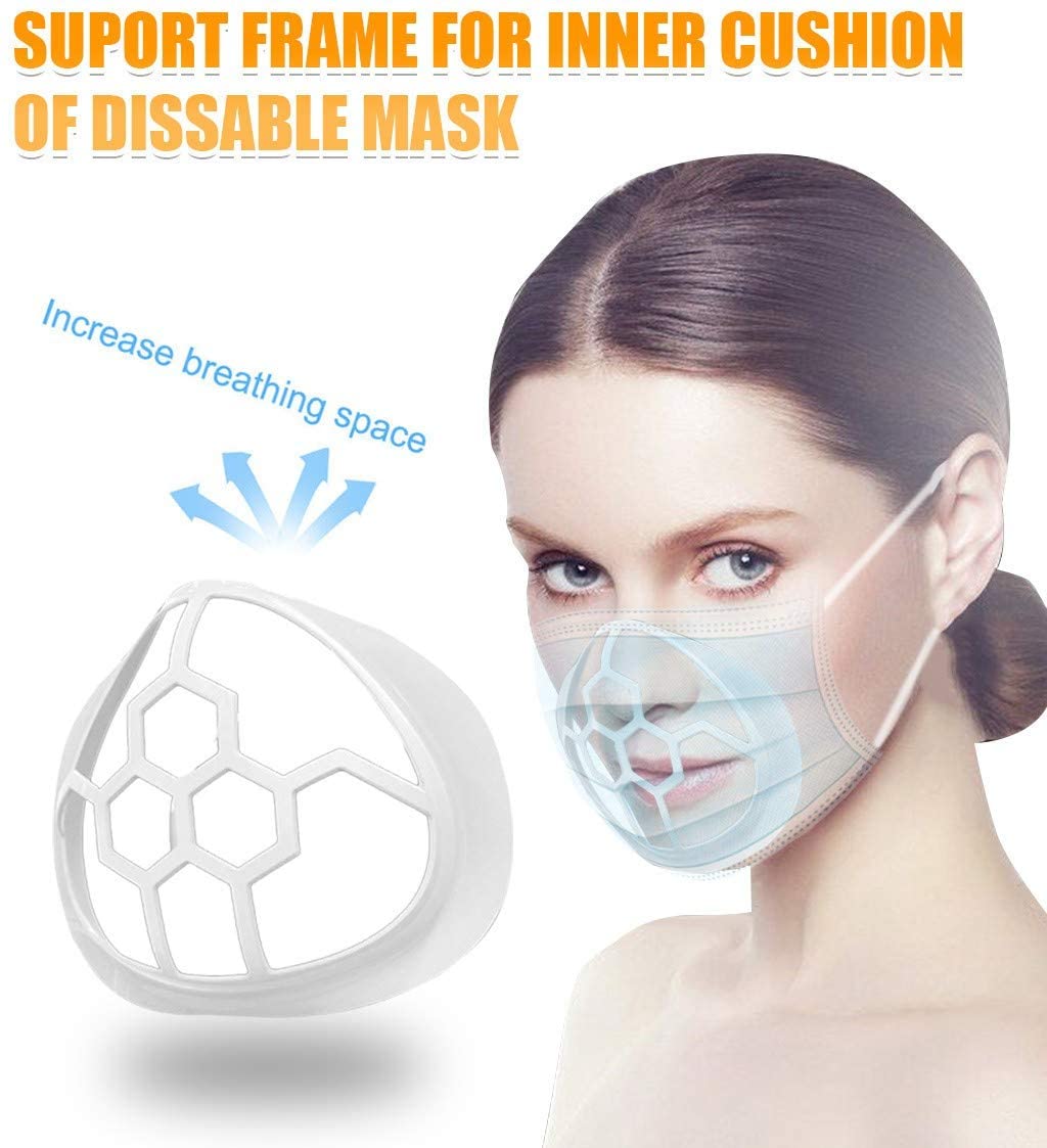 3D Mαsk Bracket for Kids Adults - Protect Lipstick Lips - Internal Support Holder Frame Nose Breath