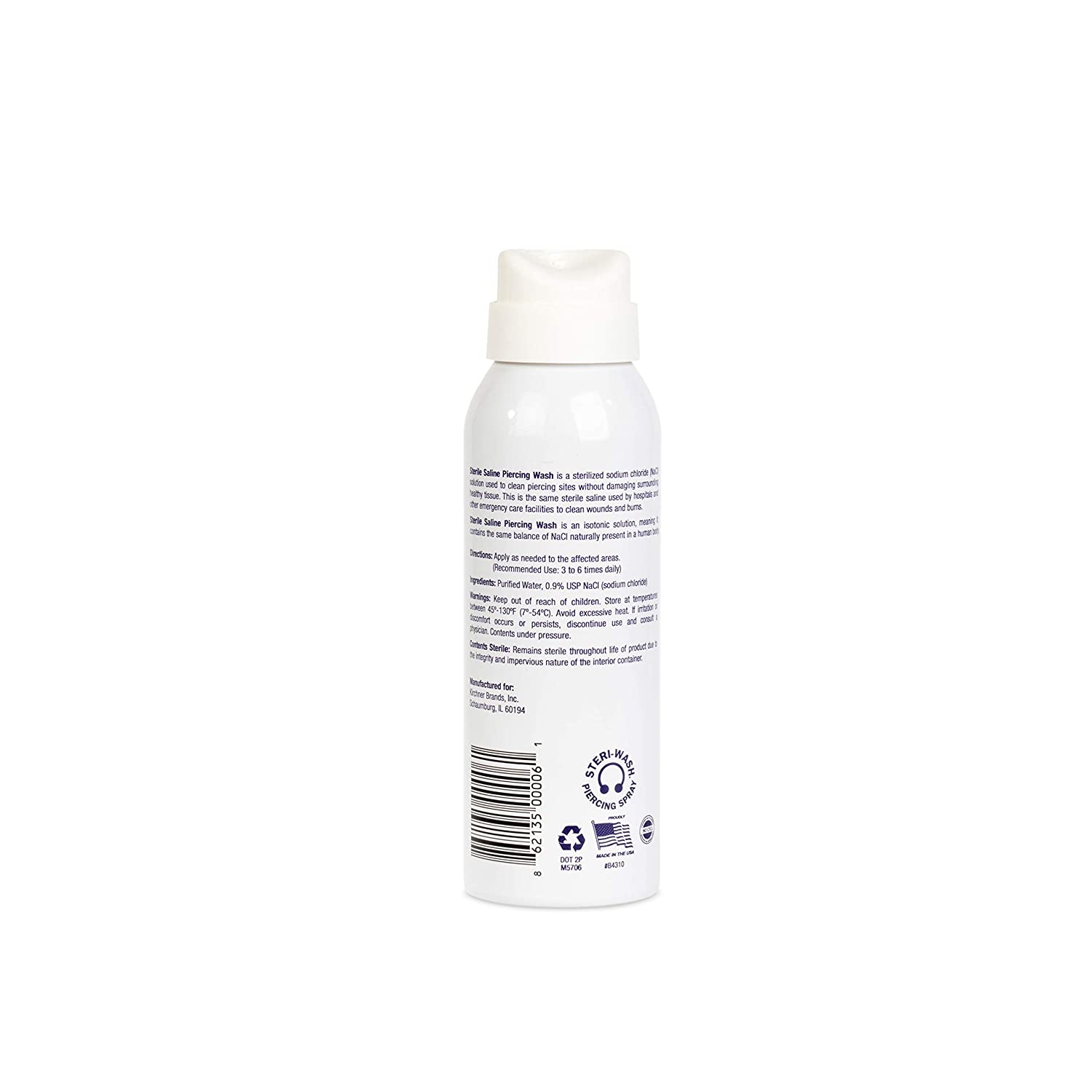 SteriWash Aftercare Piercing Spray 3 oz