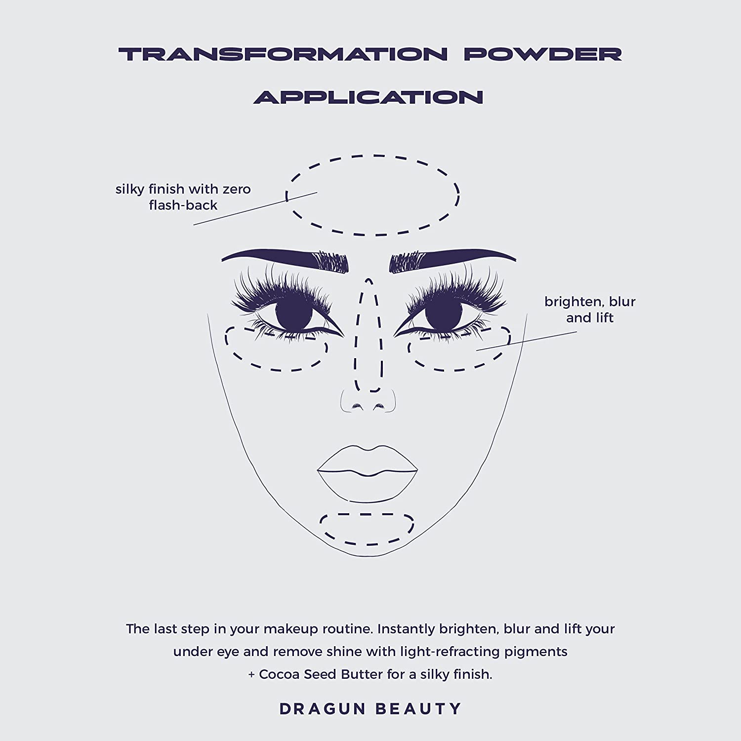 Dragun Beauty TRANSformation Face Powder, Blurring, Skin Perfecting