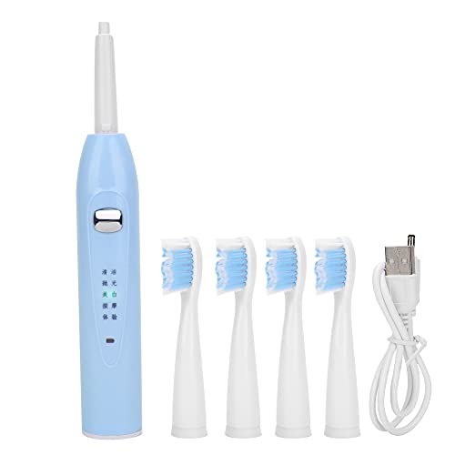 Electric Sonic Toothbrush, USB Rechargeable Power Toothbrush, Soft Hair Waterproof Adult Automatic T