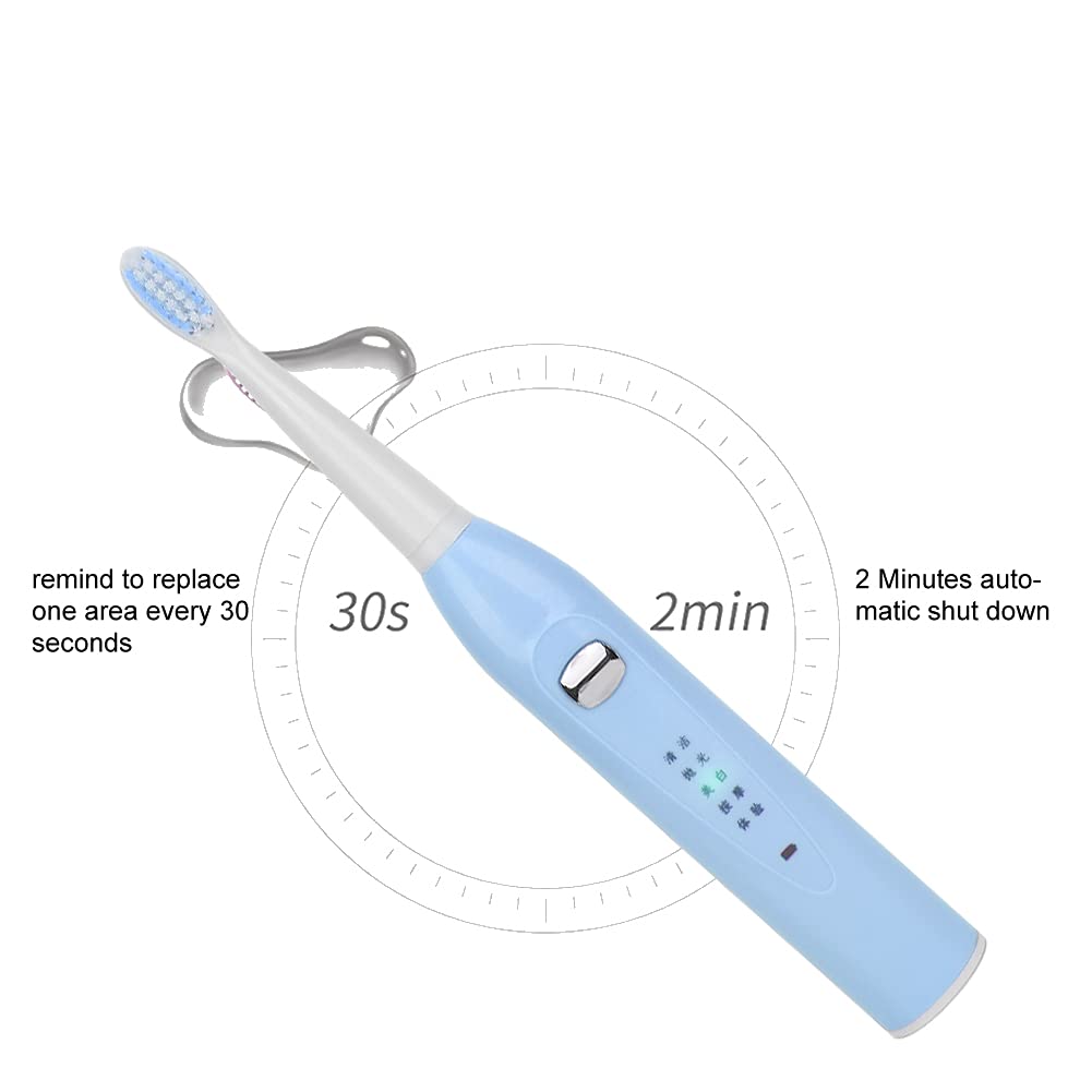 Electric Sonic Toothbrush, USB Rechargeable Power Toothbrush, Soft Hair Waterproof Adult Automatic T