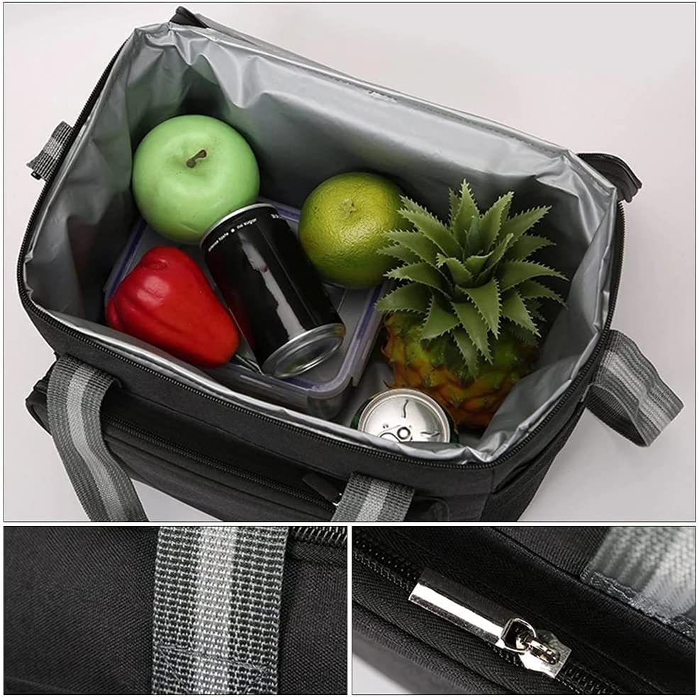 JYDQM Upgrade Portable Lunch Thermal Insulated Bag Outdoor Keep Frozen or Warm Refrigerator Handbag 