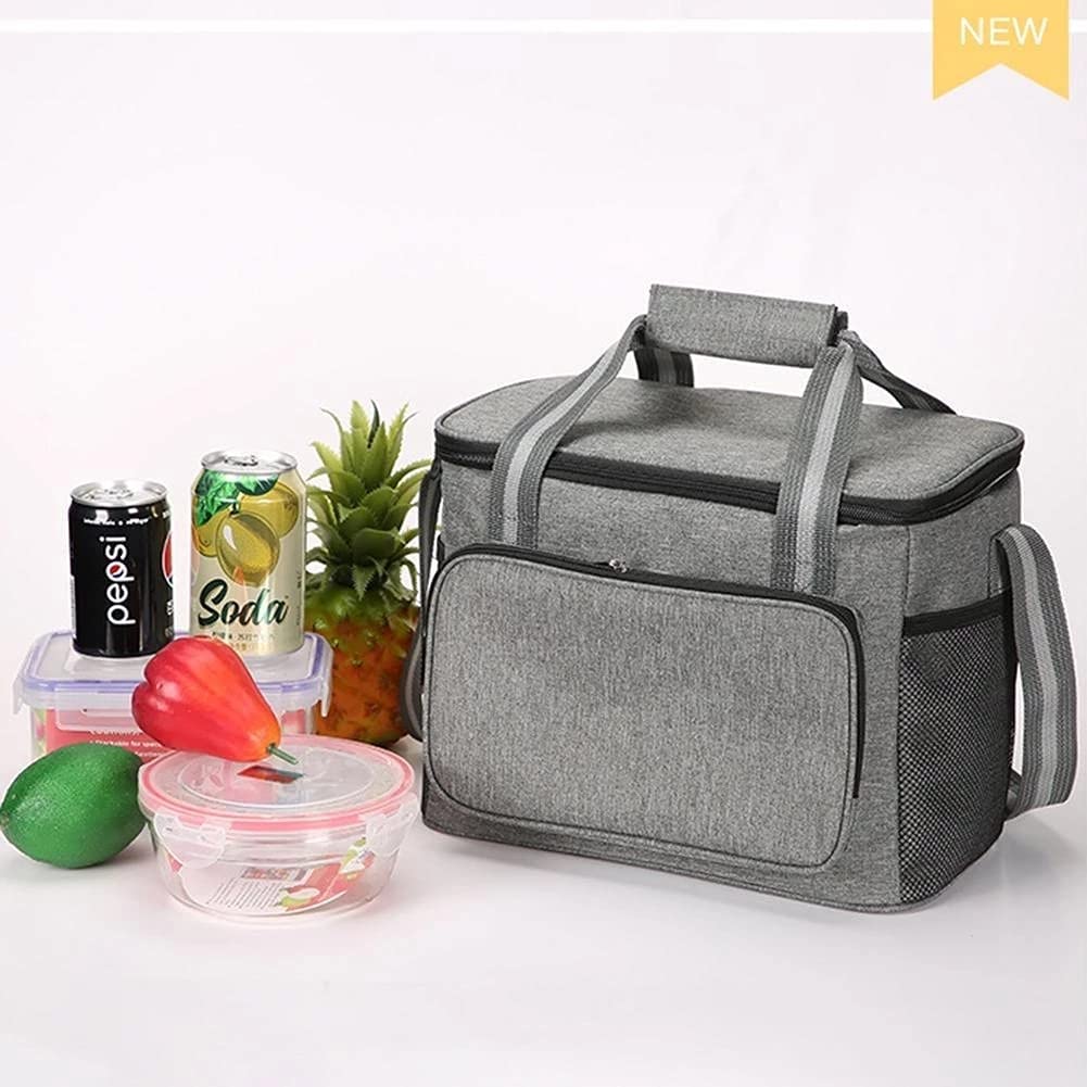 JYDQM Upgrade Portable Lunch Thermal Insulated Bag Outdoor Keep Frozen or Warm Refrigerator Handbag 