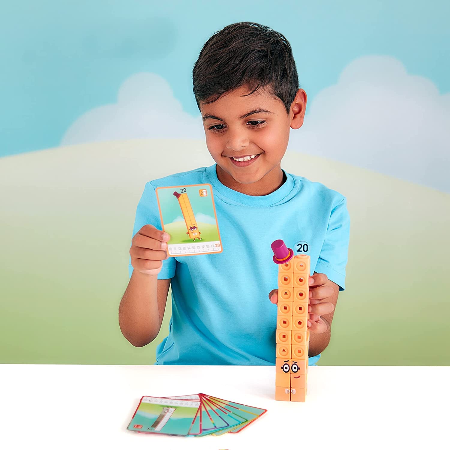 Learning Resources MathLink Cubes Numberblocks 11-20 Activity Set, 30 Numberblocks Activities Linked