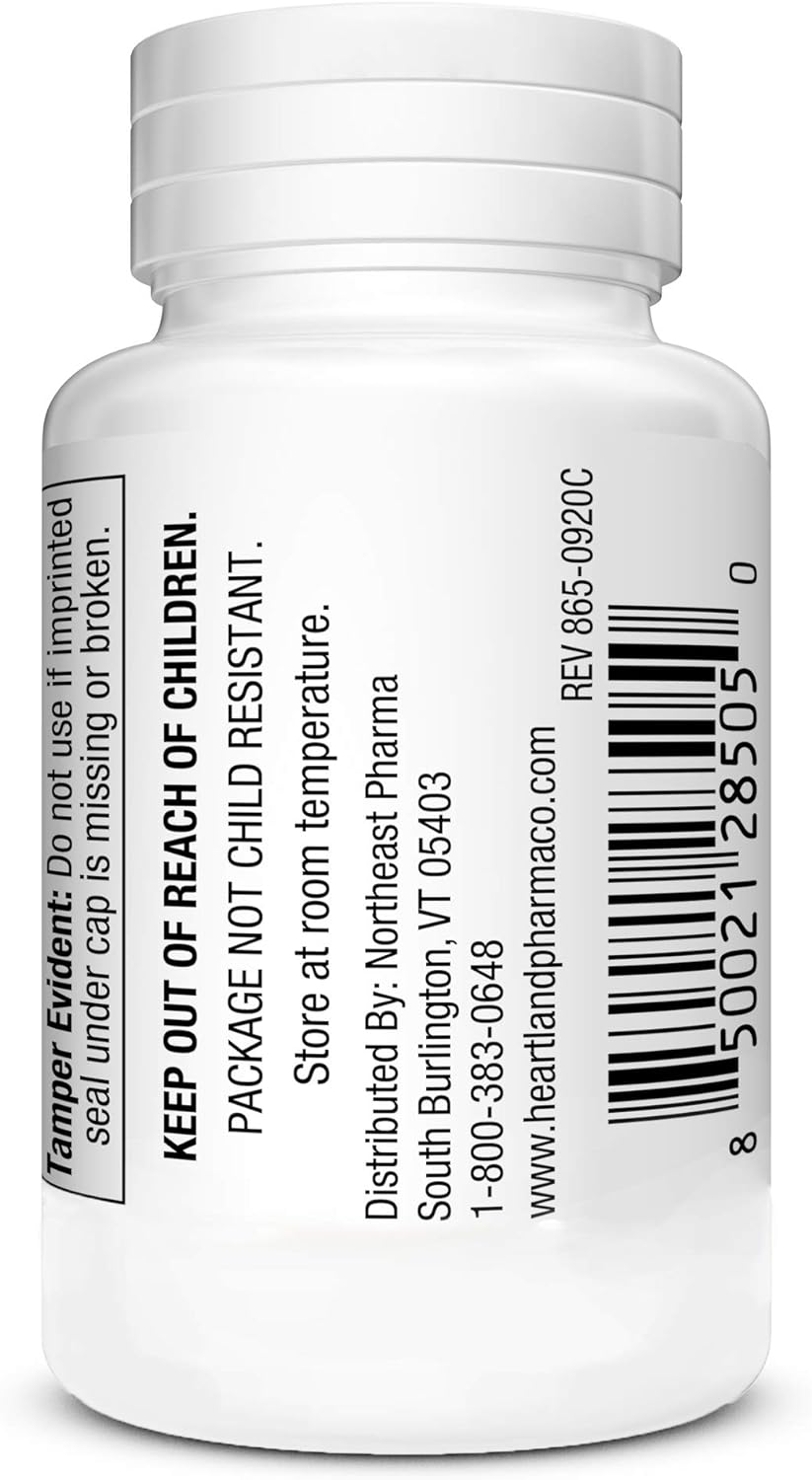Heartland Pharma Zinc 50mg (derived from Zinc Sulfate 220 Mg) Immune Support Supplement - Made in US