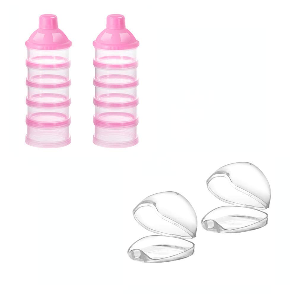 Accmor Baby Milk Powder Formula Dispenser, Baby Pacifier Case, Formula Container and Pacifier Contai