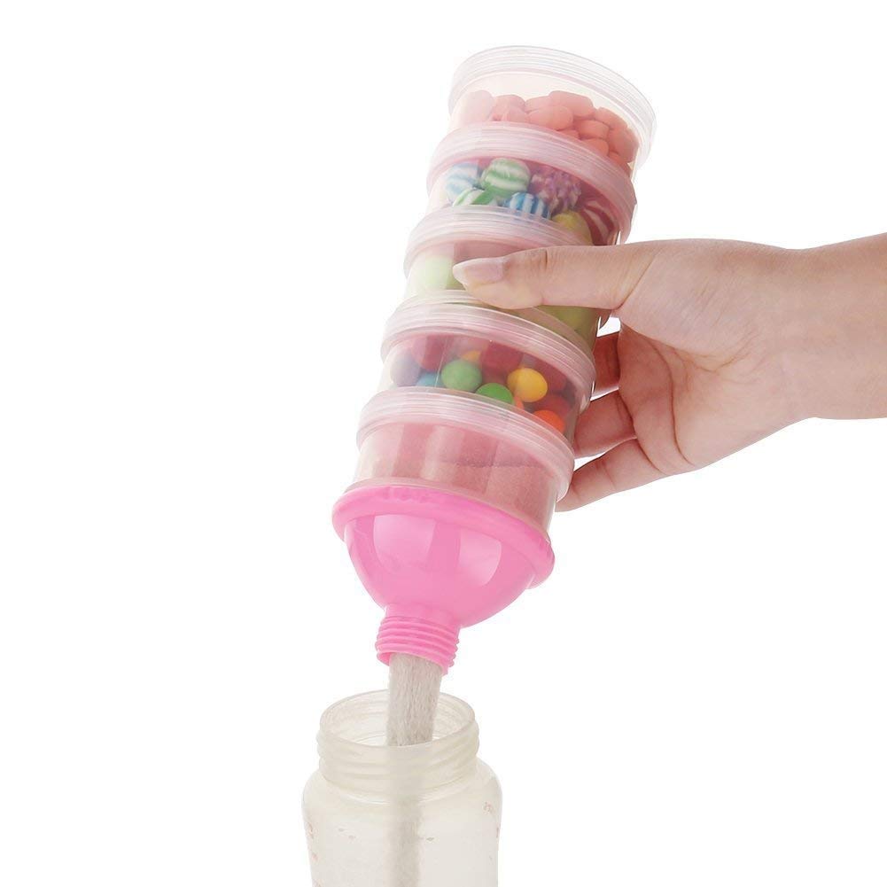 Accmor Baby Milk Powder Formula Dispenser, Baby Pacifier Case, Formula Container and Pacifier Contai