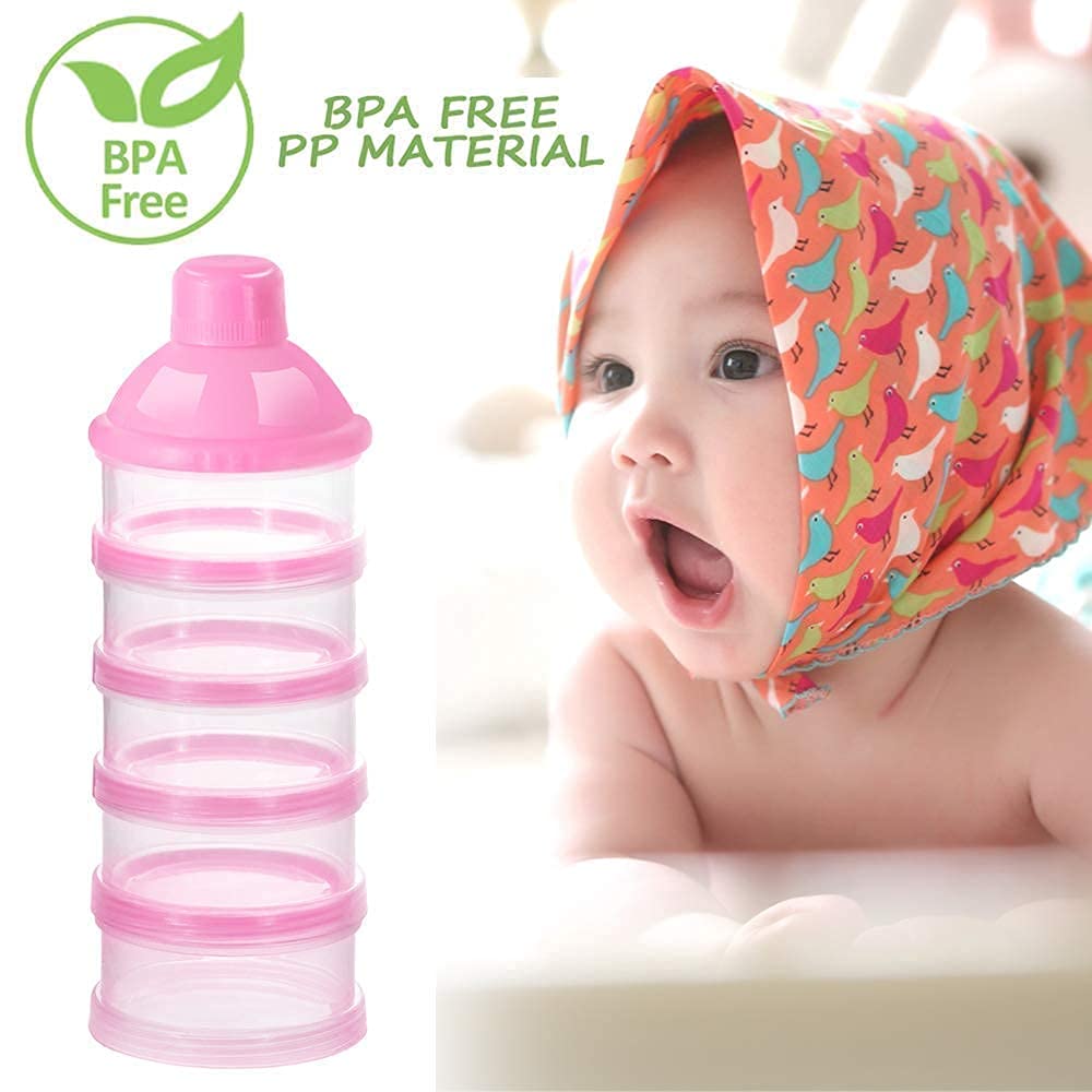 Accmor Baby Milk Powder Formula Dispenser, Baby Pacifier Case, Formula Container and Pacifier Contai