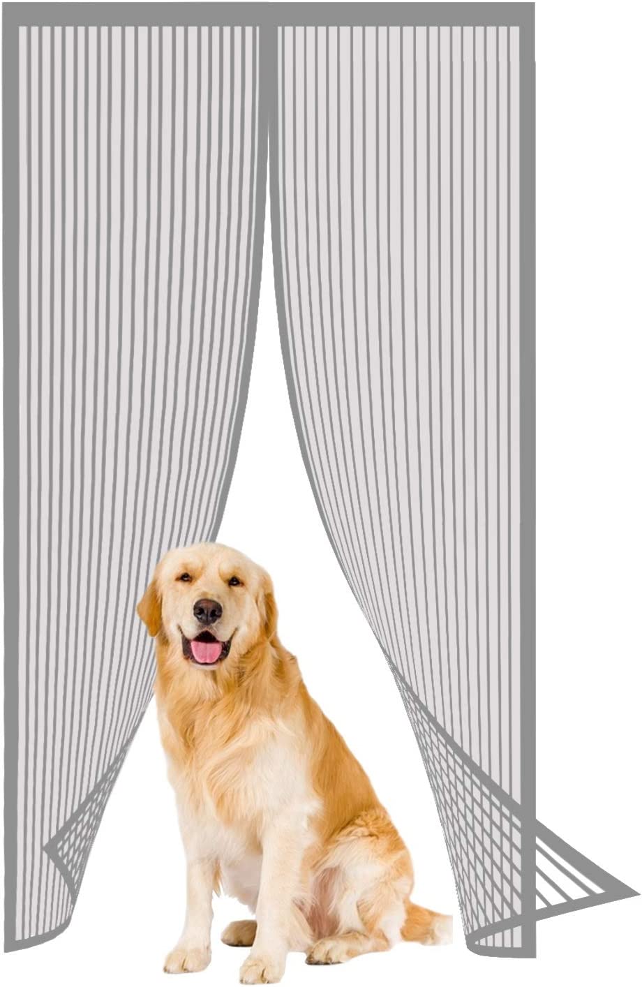 Mosquito Door Screen, 140x230cm High Density Mesh Mosquito Door Lets Fresh Air in, for Door Balcony