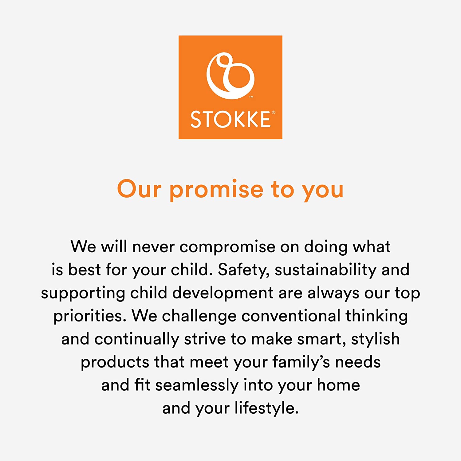 Tripp Trapp Baby Set from Stokke, Storm Grey - Convert The Tripp Trapp Chair into High Chair - Remov