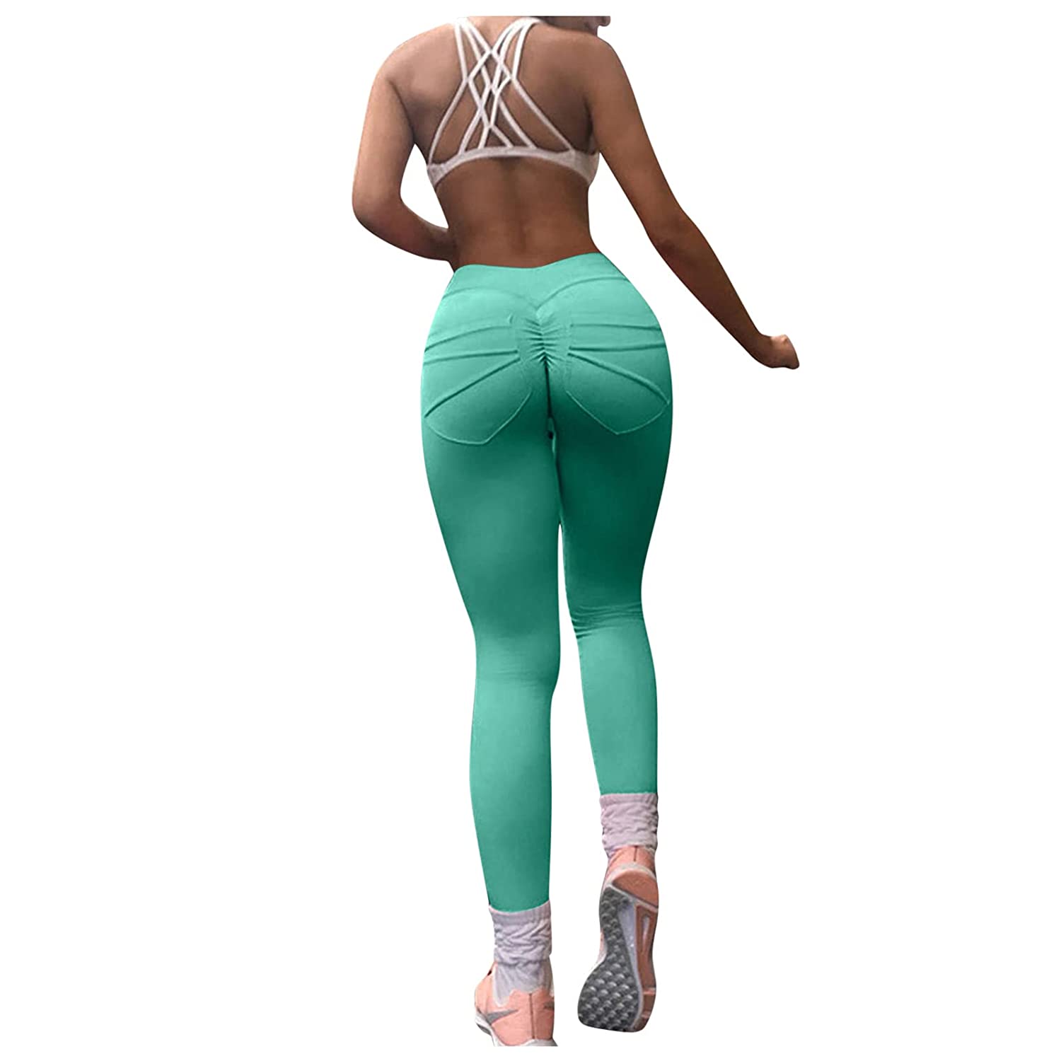 Tiktok Butt Leggings Leggings Shorts Butt Lift Honeycomb Leggings for Women