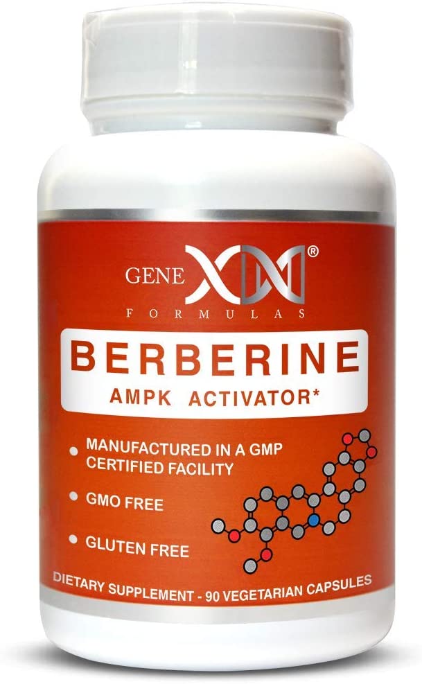 Genex Berberine HCl 500mg Powerful AMPK Activator, Pairs Well with Resveratrol and NMN