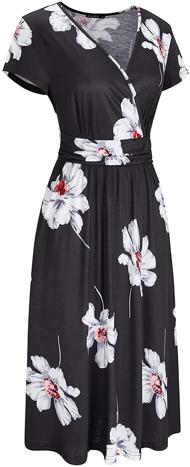 WYTong Women Summer Casual Sleeveless Mini Plain Pleated Tank Vest Dresses Beach Maxi Dress