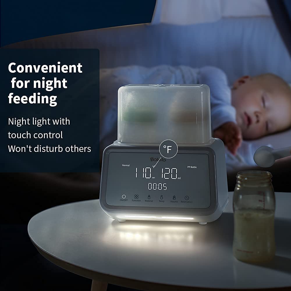 Bololo Baby Bottle Sterilizer and Dryer| Set-lizer for Baby Bottles,Breast Pump,Cups | LED Touch Scr