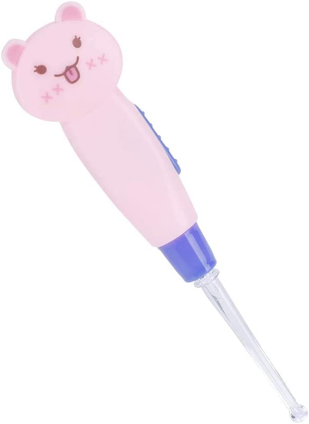 Wosune LED Earpick, Safe Colorful Optional Comfortable Earpick, Cartoon Appearance Toddlers Baby Kid