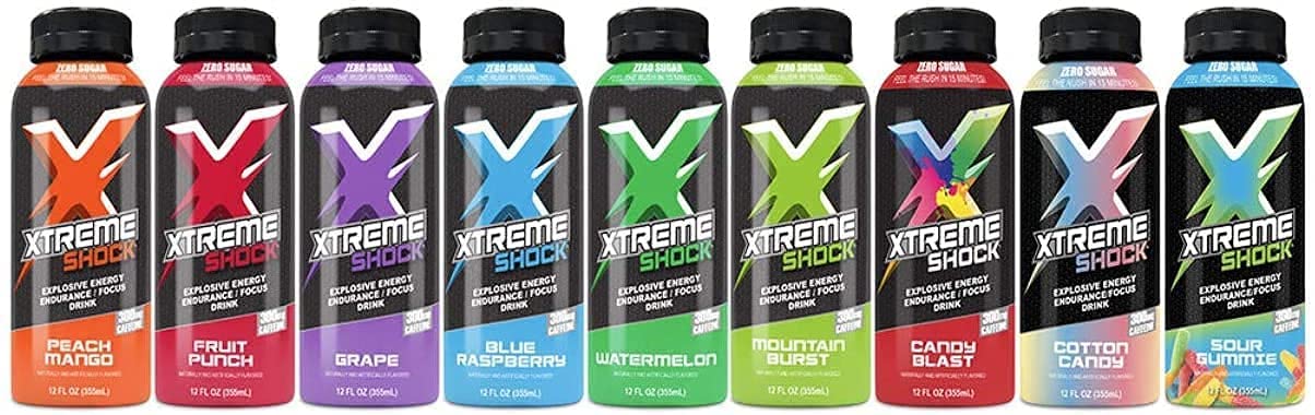Nutrition Research Group (NRG), Xtreme Shock Energy Drink - Energy, Endurance, and Focus with Zero S