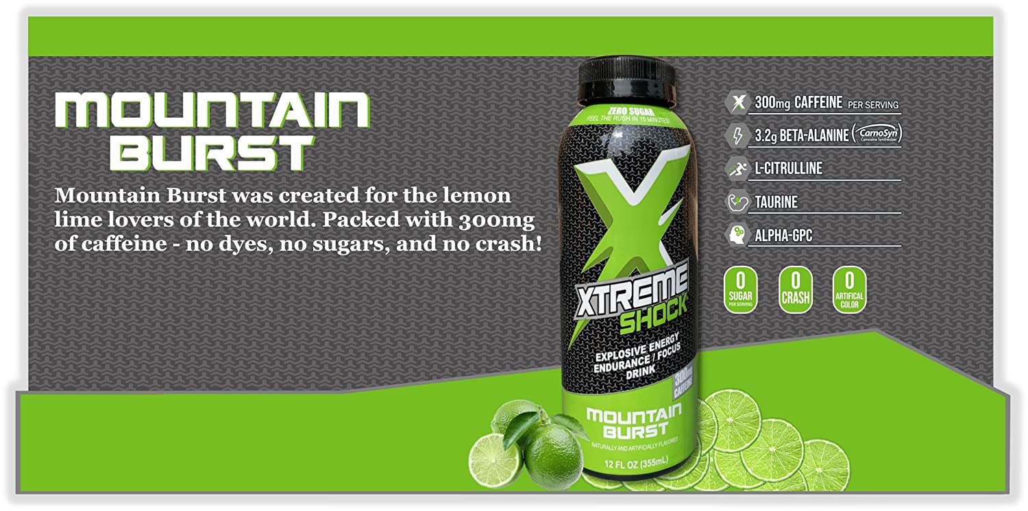 Nutrition Research Group (NRG), Xtreme Shock Energy Drink - Energy ...
