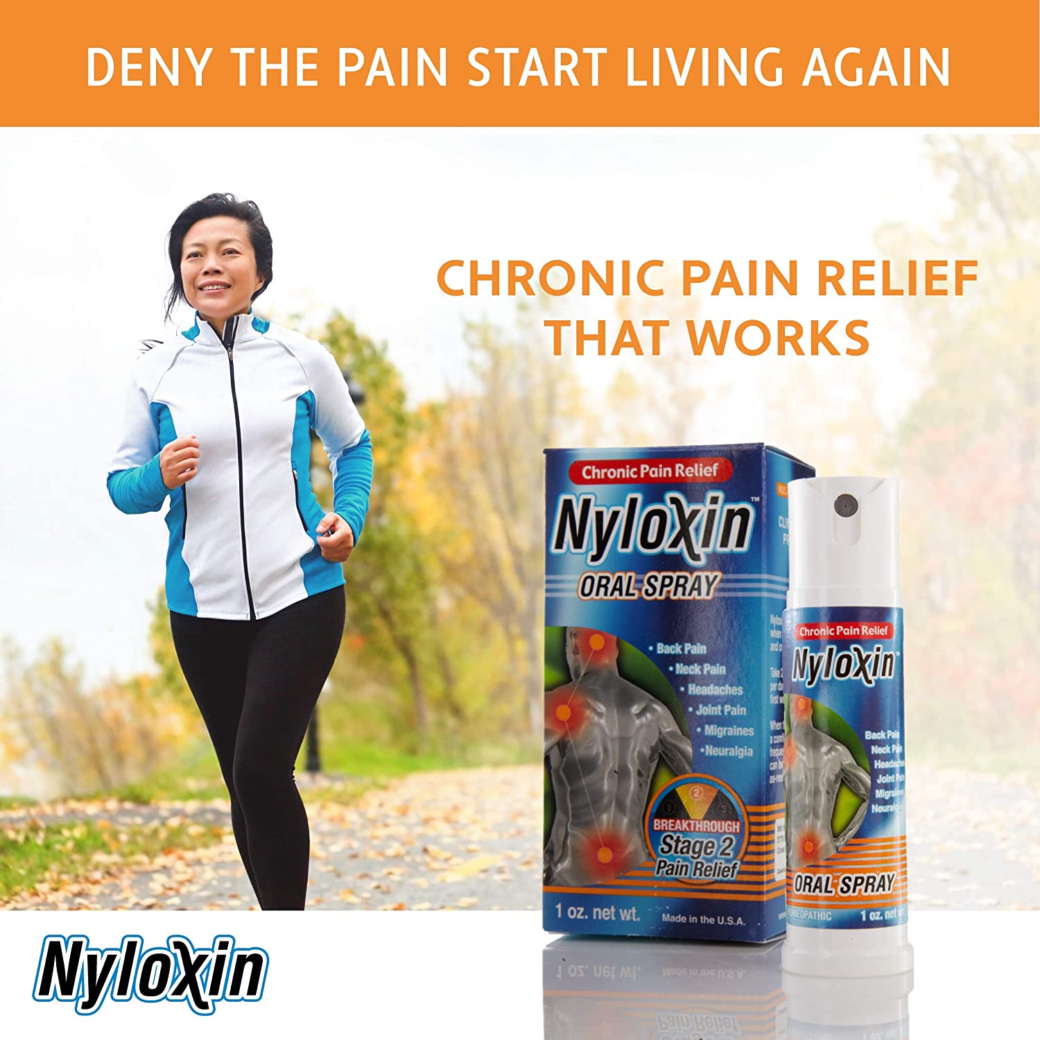 Nyloxin Pain Relief Oral Spray Pain Reliever for Relieving Arthritis