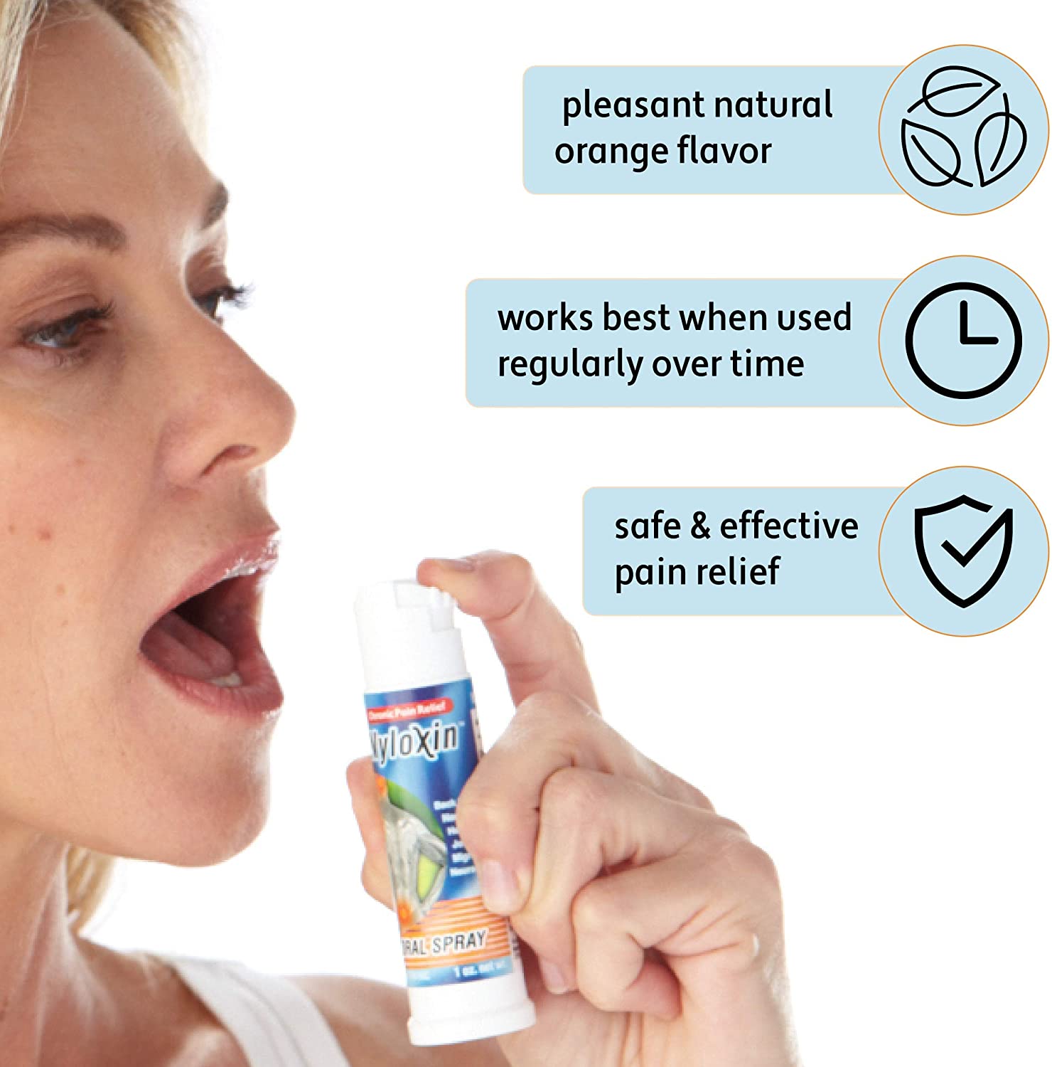 Nyloxin Pain Relief Oral Spray Pain Reliever for Relieving Arthritis