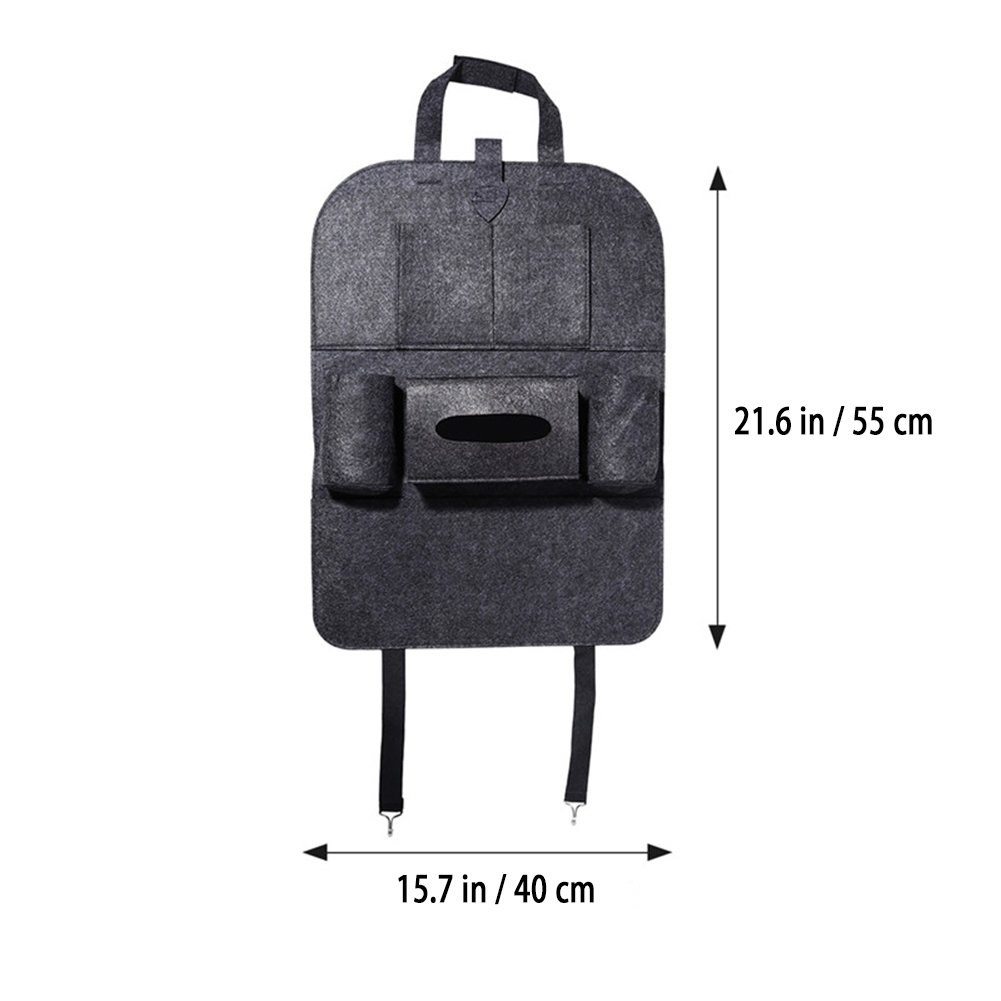 Car Seat Organizer Dofover Auto Car Backseat Organizer Car-Styling Holder Felt Covers Versatile Mult