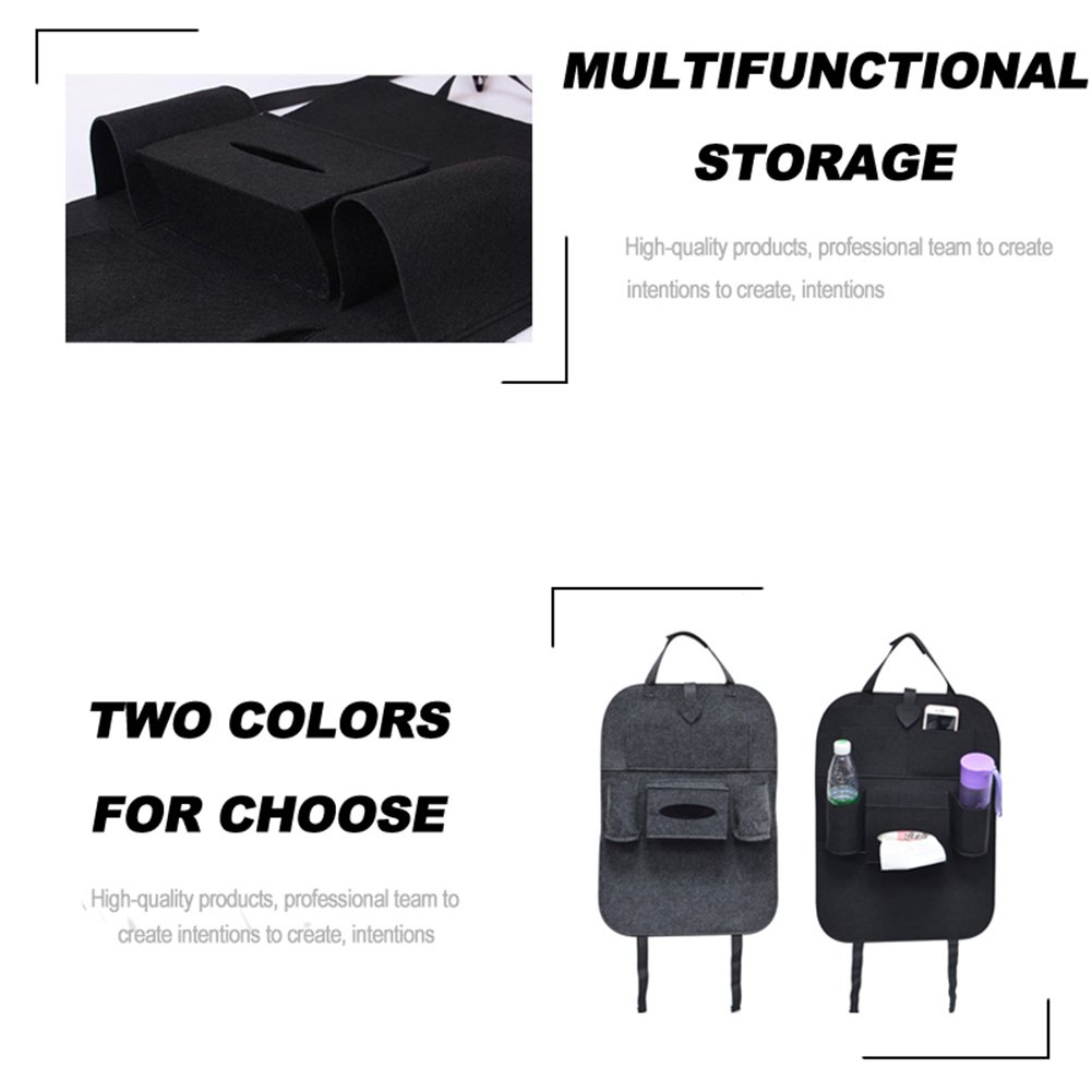 Car Seat Organizer Dofover Auto Car Backseat Organizer Car-Styling Holder Felt Covers Versatile Mult
