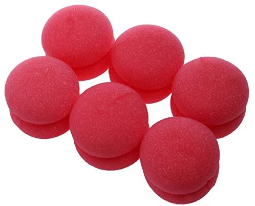 Thobu 6pcs Balls Hair Rollers Curlers Bun Round DIY Soft Foam Sponge Tools