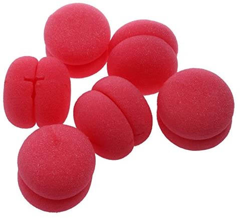 Thobu 6pcs Balls Hair Rollers Curlers Bun Round DIY Soft Foam Sponge Tools
