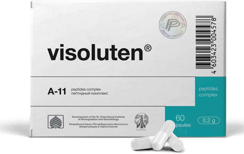 A-11 Visoluten - Retina Peptide Bioregulator 60 Capsules