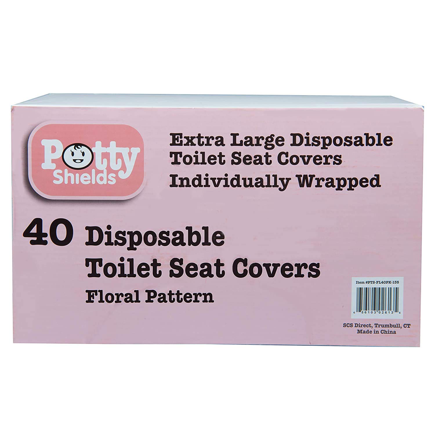 Disposable Toilet Seat Covers for Kids & Adults, 40 Pack Protect from