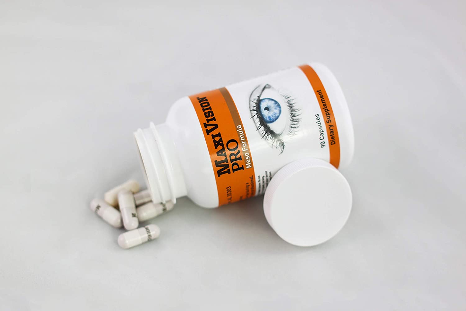 MaxiVision® PRO Meso Formula - Mesozeaxanthin - Lutein - Zeaxanthin - 90 Capsules, 1 Bottle