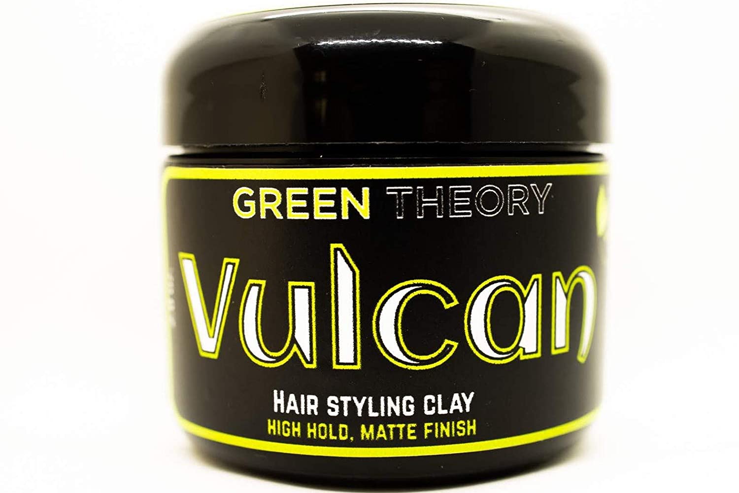 Vulcan Natural Hair Styling Clay - By Green Theory | 6 Ingredients | High Hold, Matte Finish | Mens