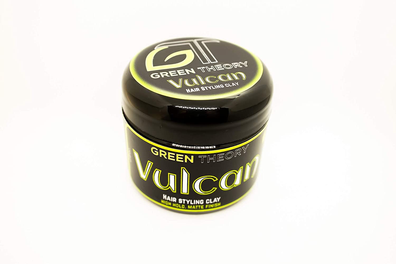 Vulcan Natural Hair Styling Clay - By Green Theory | 6 Ingredients | High Hold, Matte Finish | Mens