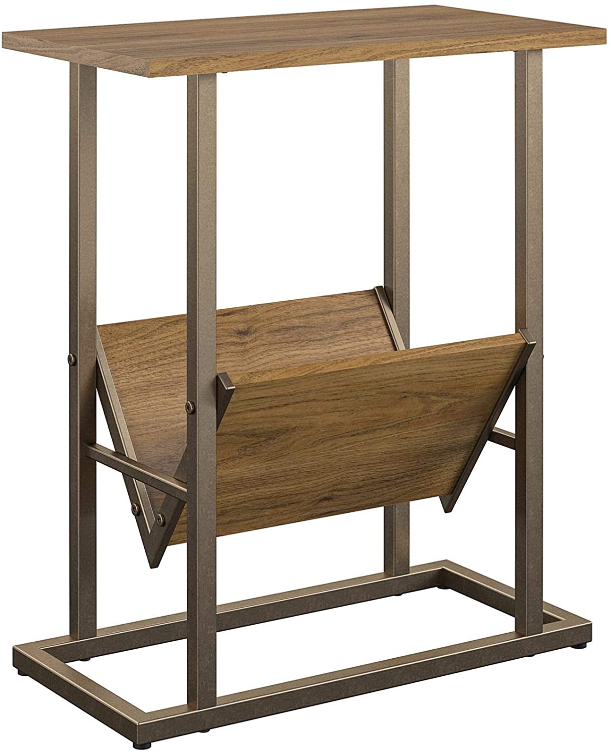 Novogratz Regal, Walnut End Table