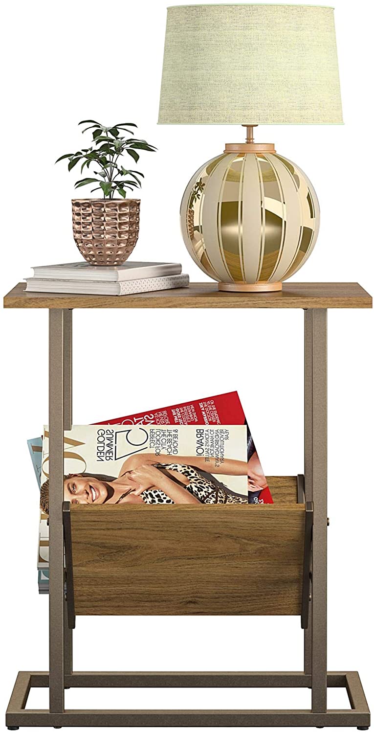 Novogratz Regal, Walnut End Table