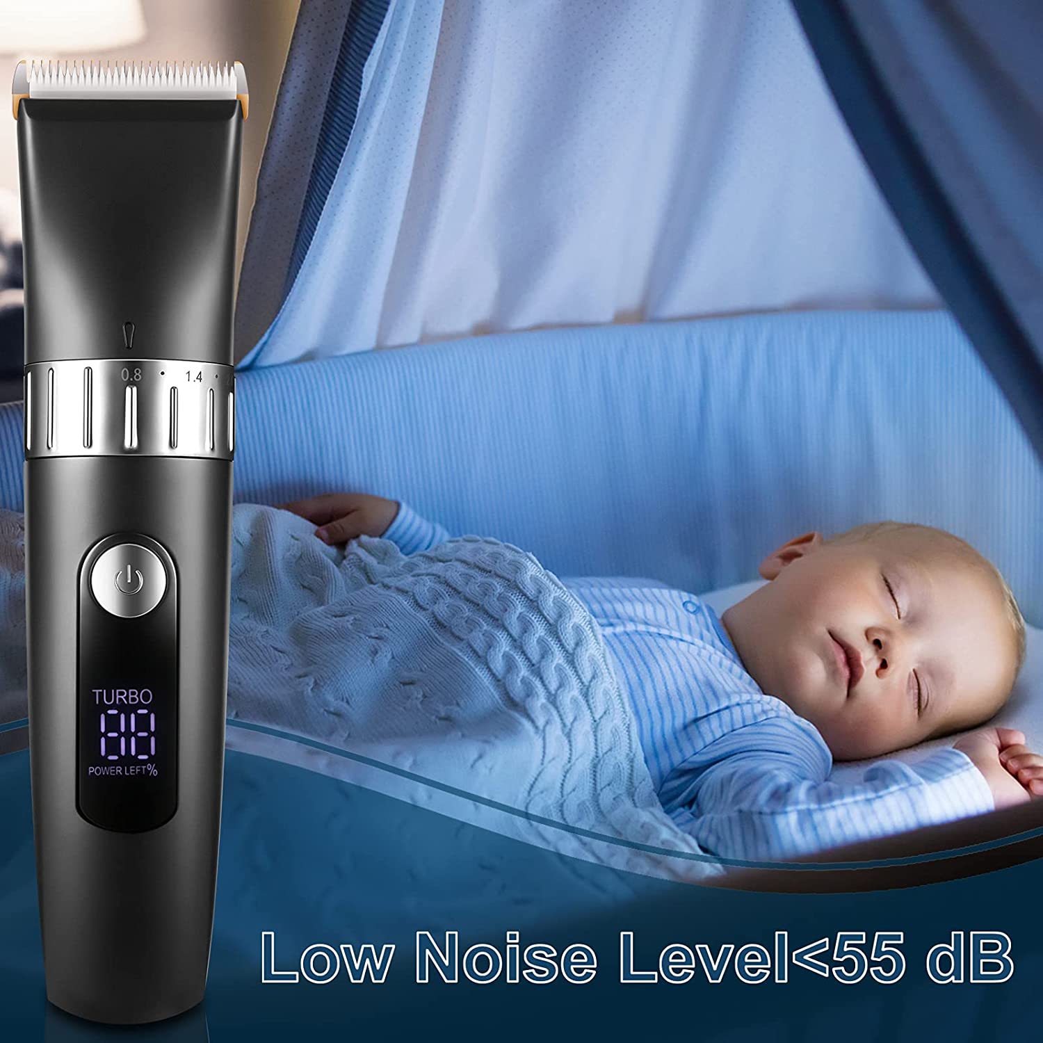 Cordless Rechargeable Hair Clipper Trimmer, 19 in 1 Pro Complete Hair Cutting Kit for Men Women Chil