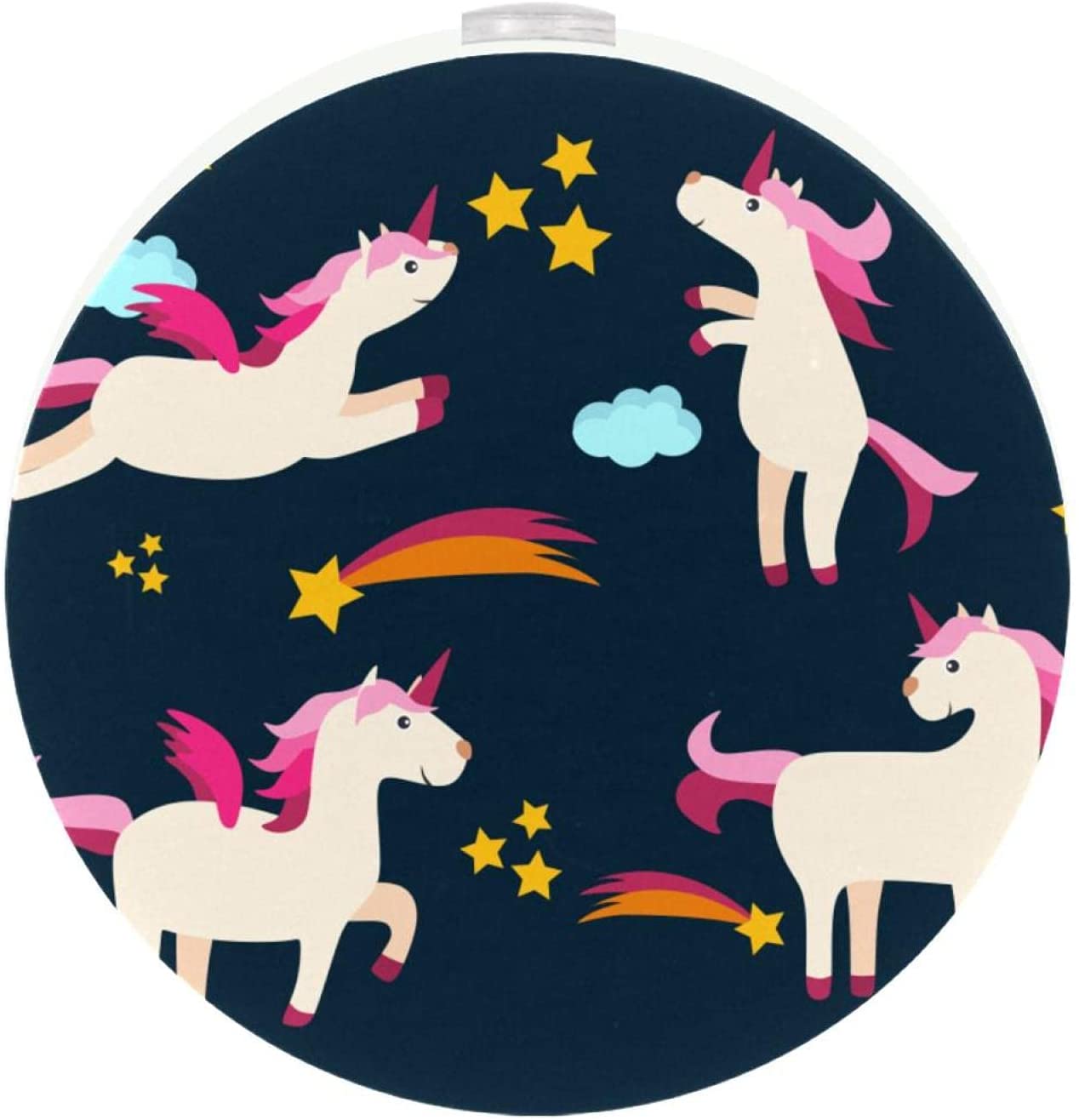 2 Pack Bedside Night Lamp with Super Dusk to Dawn Sensor Mini Warm White LED Night Light Automatic O