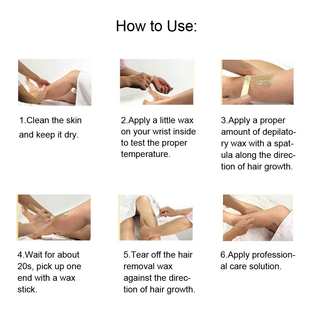 Depilatory Wax Beans, Easy To Store Without Stimulation Hair Removal Wax Beans, For Face Arm Leg Arm