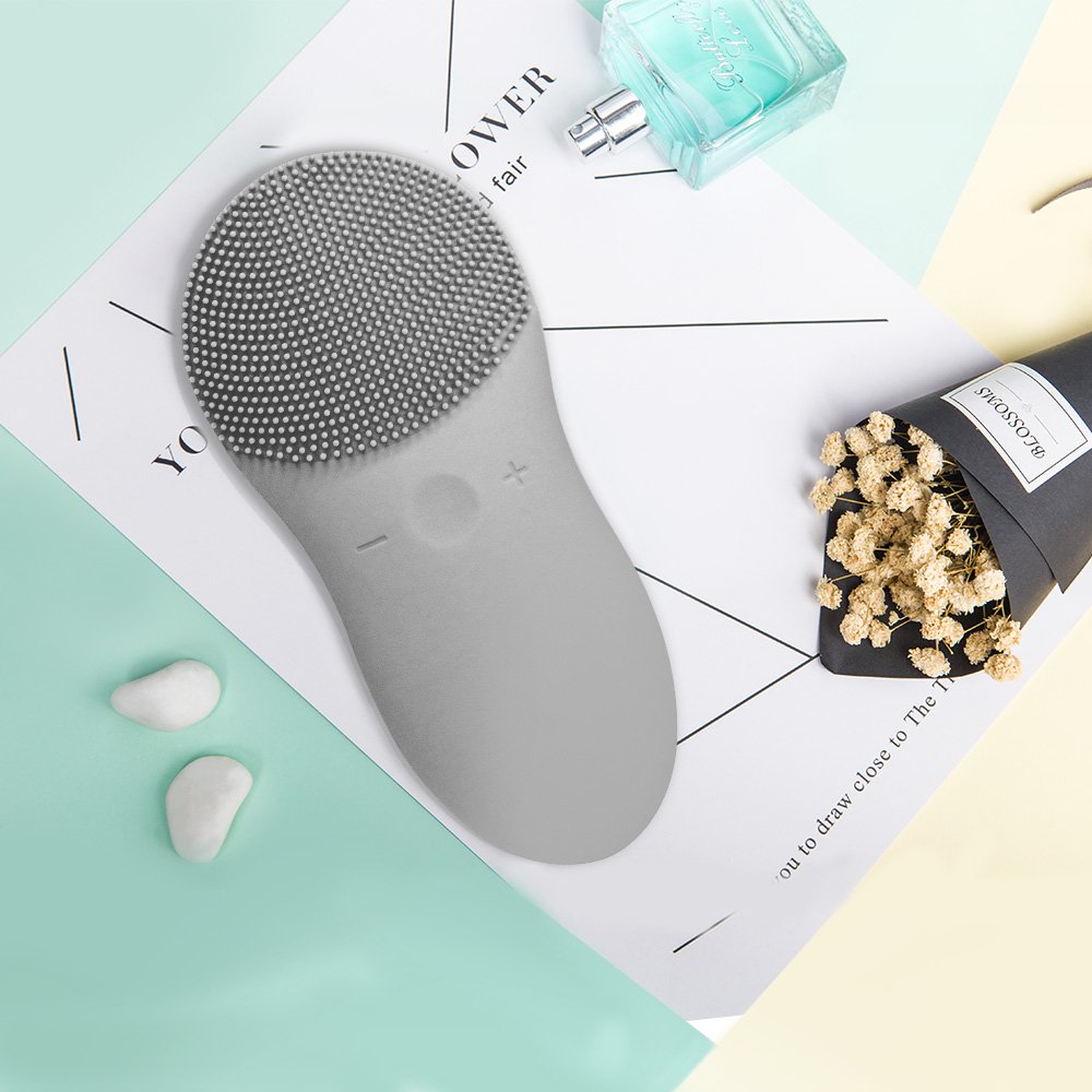TOUCHBeauty Silicone Facial Cleansing Brush Sonic Face Brush Complete Facial Exfoliating Brush Spa S