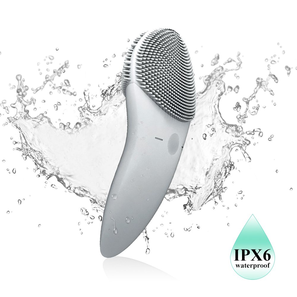 TOUCHBeauty Silicone Facial Cleansing Brush Sonic Face Brush Complete Facial Exfoliating Brush Spa S