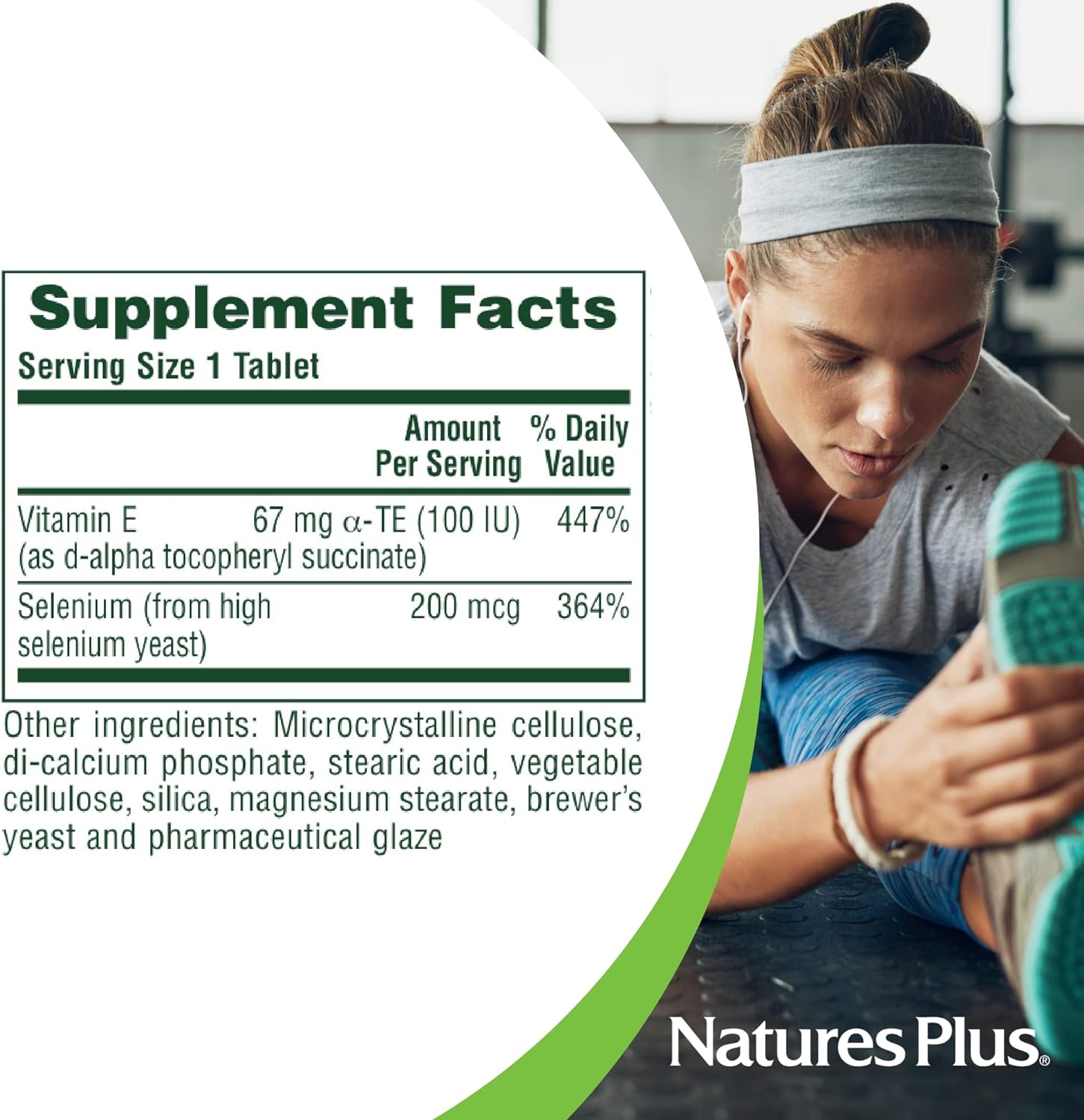 NaturesPlus Super Selenium Complex - 200 mcg, 90 Vegetarian Tablets - Essential Mineral Supplement w